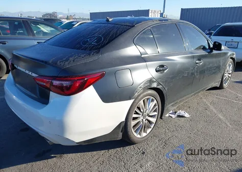 2021 Infiniti Q50 Luxe из США, поврежденный, VIN JN1EV7BP7MM704160